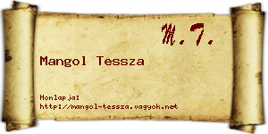 Mangol Tessza névjegykártya